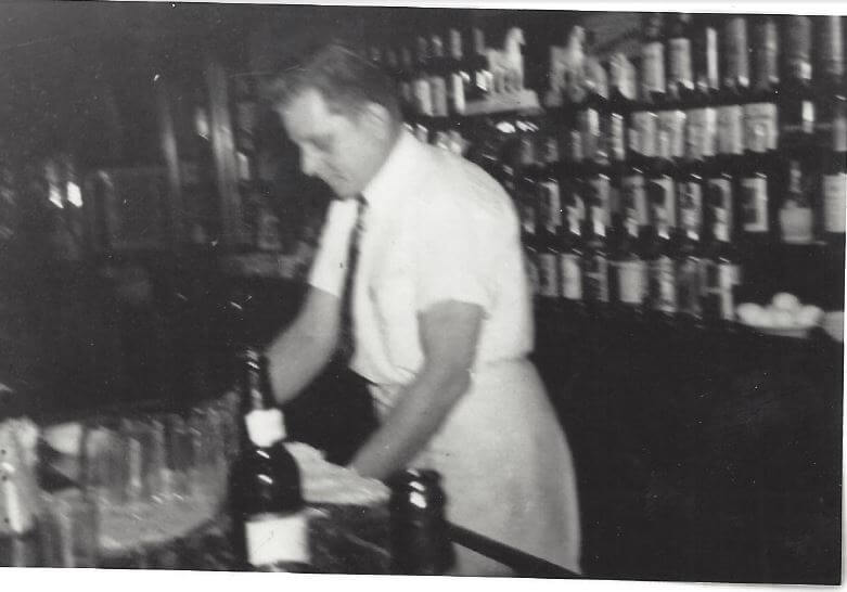history bartender at wrok